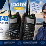 RADTEL RT4D testé par Hervé F4CGB pour HamTech.fr, portatif DMR analogique avec réception aviation AM et large bande